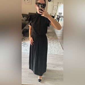 1 State - black maxi dress